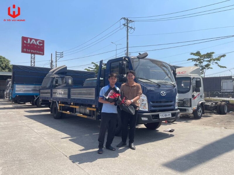 Chúc Mừng Bàn Giao Xe Tải Đô Thành IZ60SL Plus Thùng Lửng Cho Anh K. Tại TP. HCM