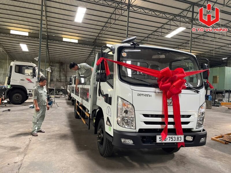 Chúc Mừng Bàn Giao Xe Tải Đô Thành IZ60SL Plus Thùng Lửng Siêu Dài