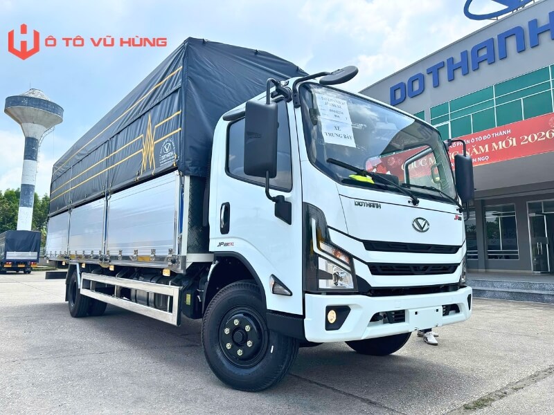 Xe tải Dothanh JP120EXL 7.2 tấn thùng mui bạt dài 7m3